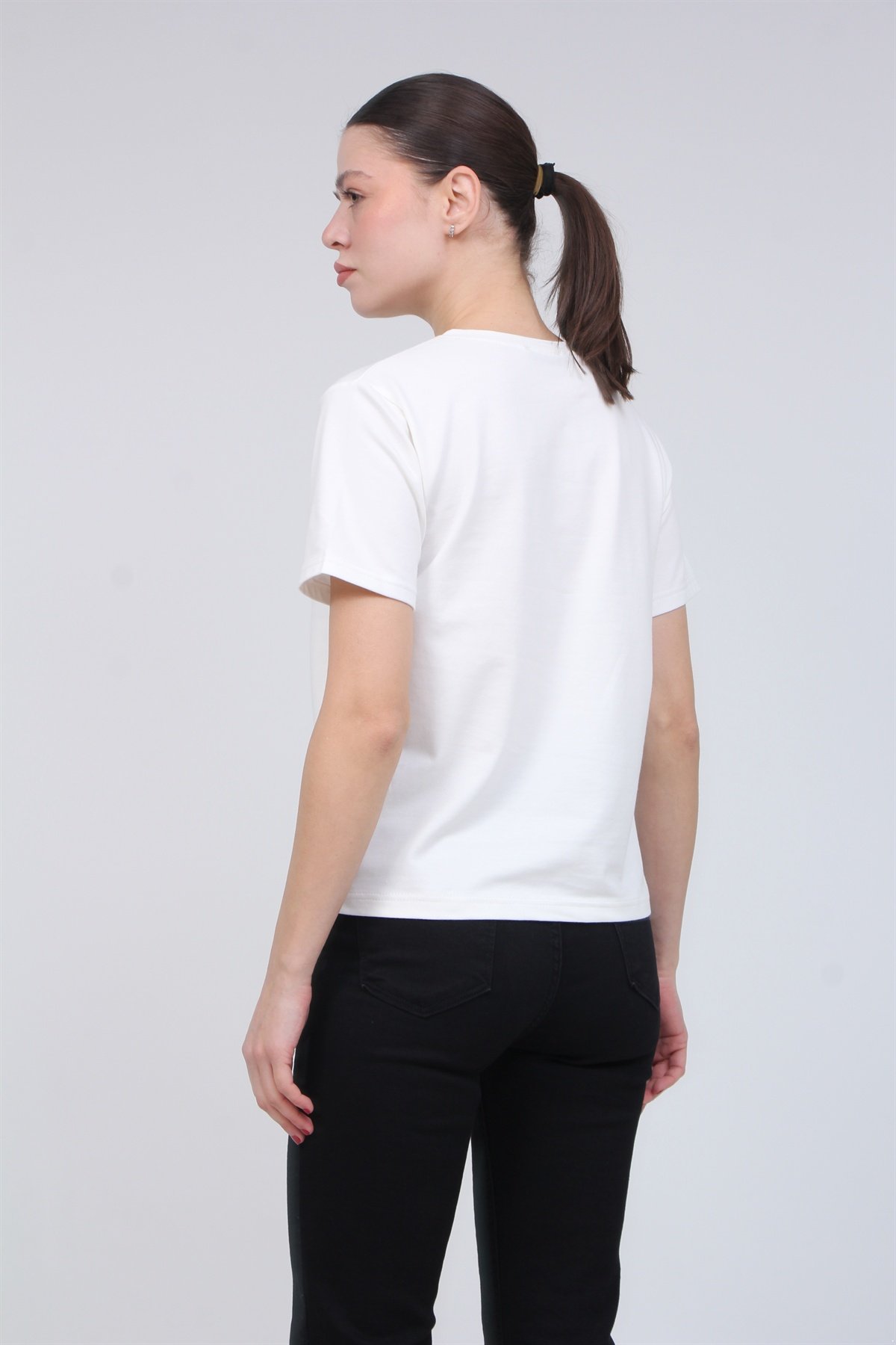 Bisiklet Yaka Tişört 