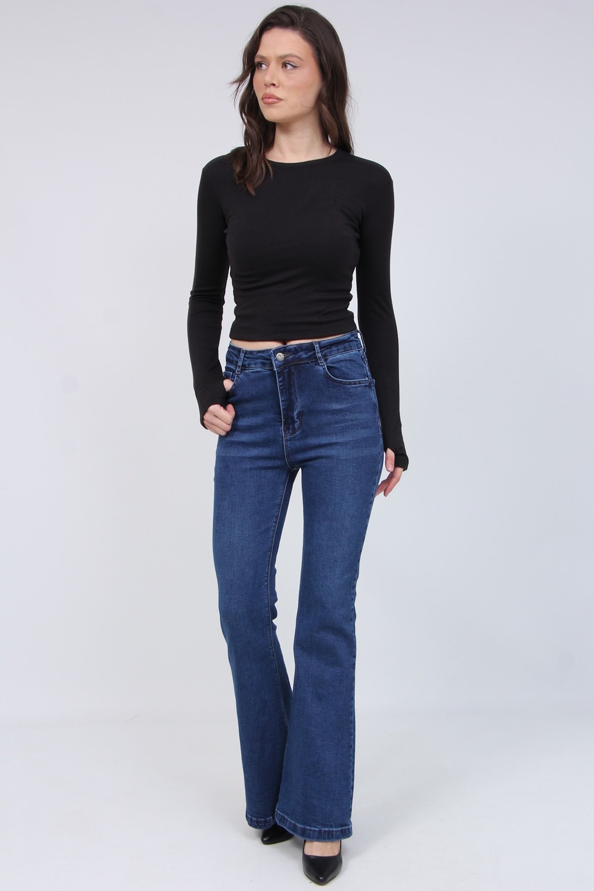 İspanyol Kot Pantolon 